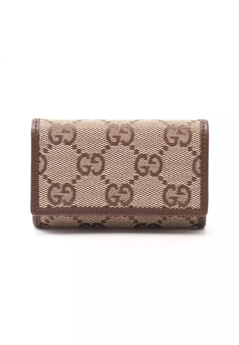 Gucci Beige Canvas Wallet (Pre-Owned)