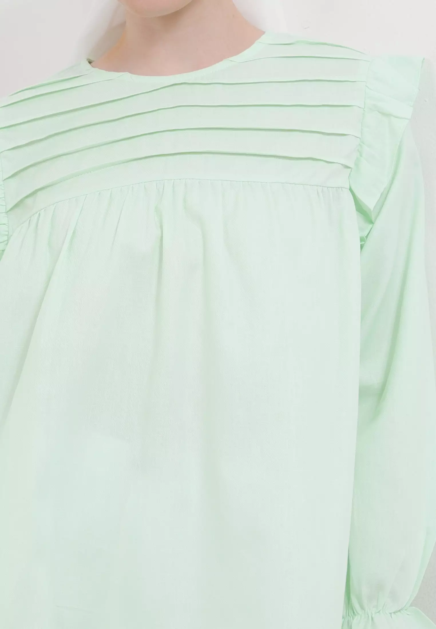 MFMW Lushima Atasan Blouse Hijau