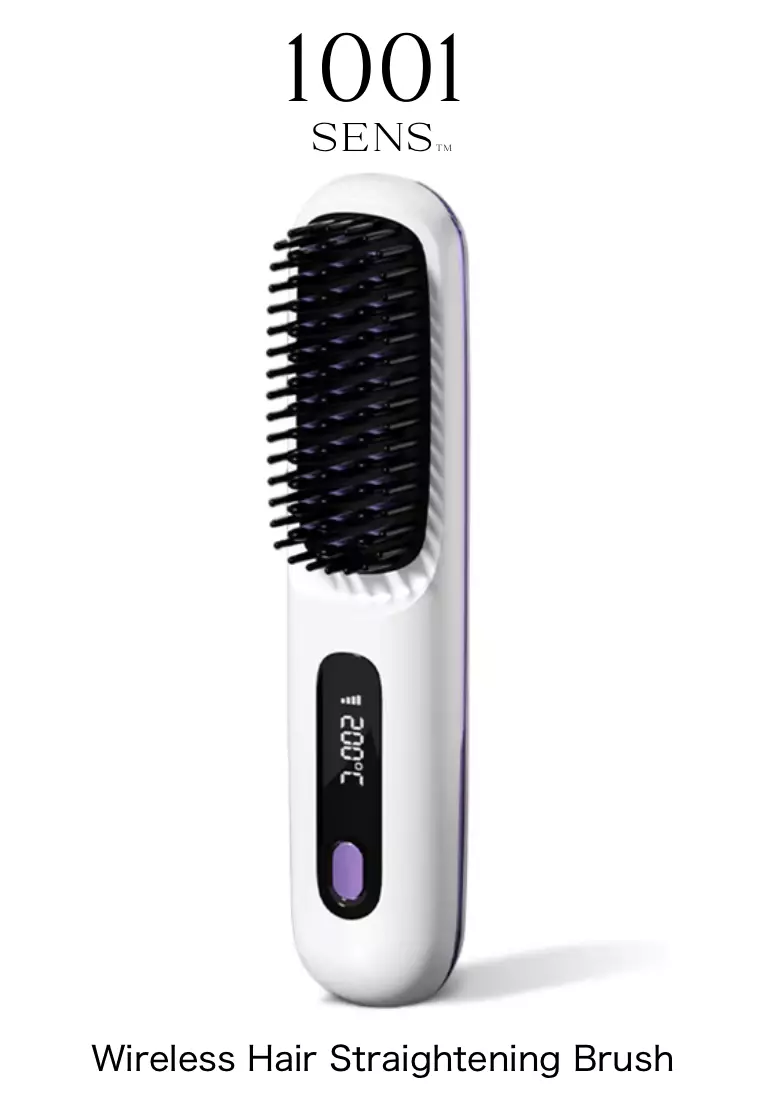 Special Value Deal : 100% Pure Argan Oil 50ml + 1 Cordless Hair Straightening Brush (USB Charging)