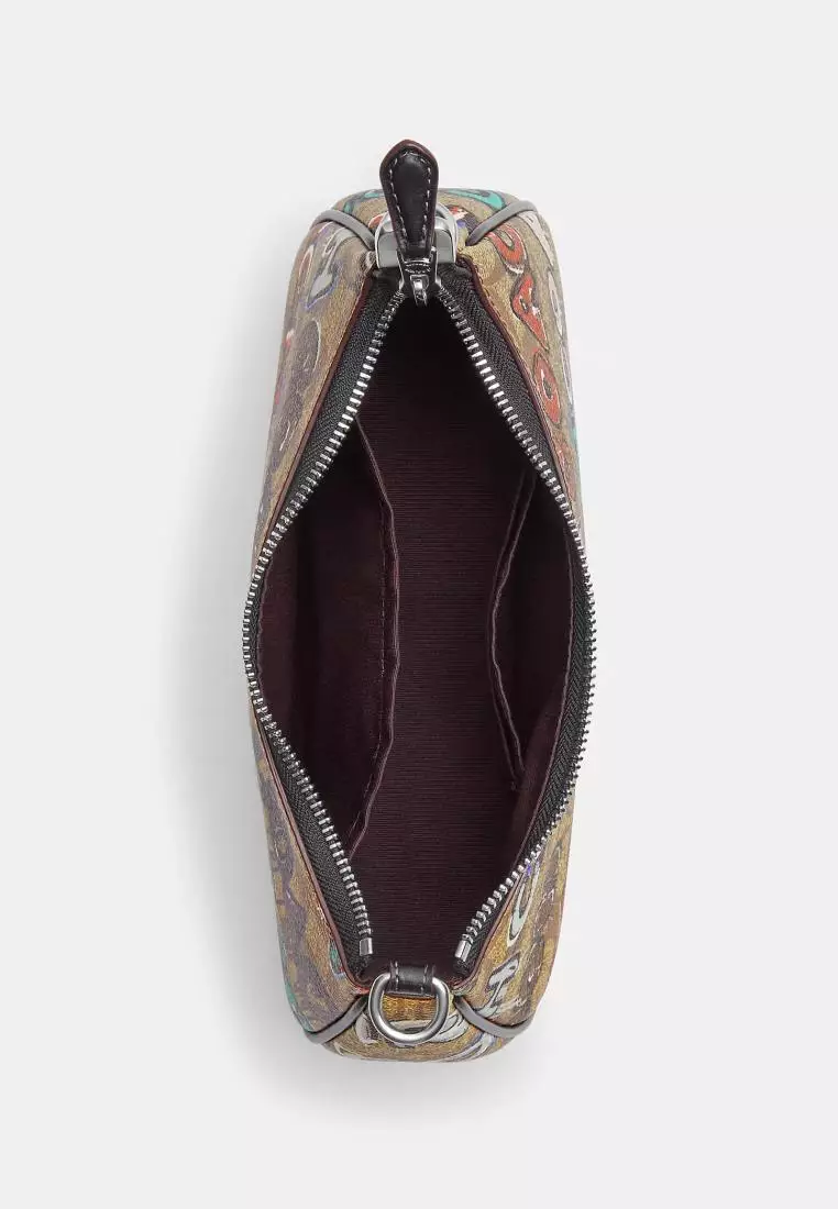 Coach X Mint + Serf Teri Shoulder Bag In Signature Canvas Khaki Multi