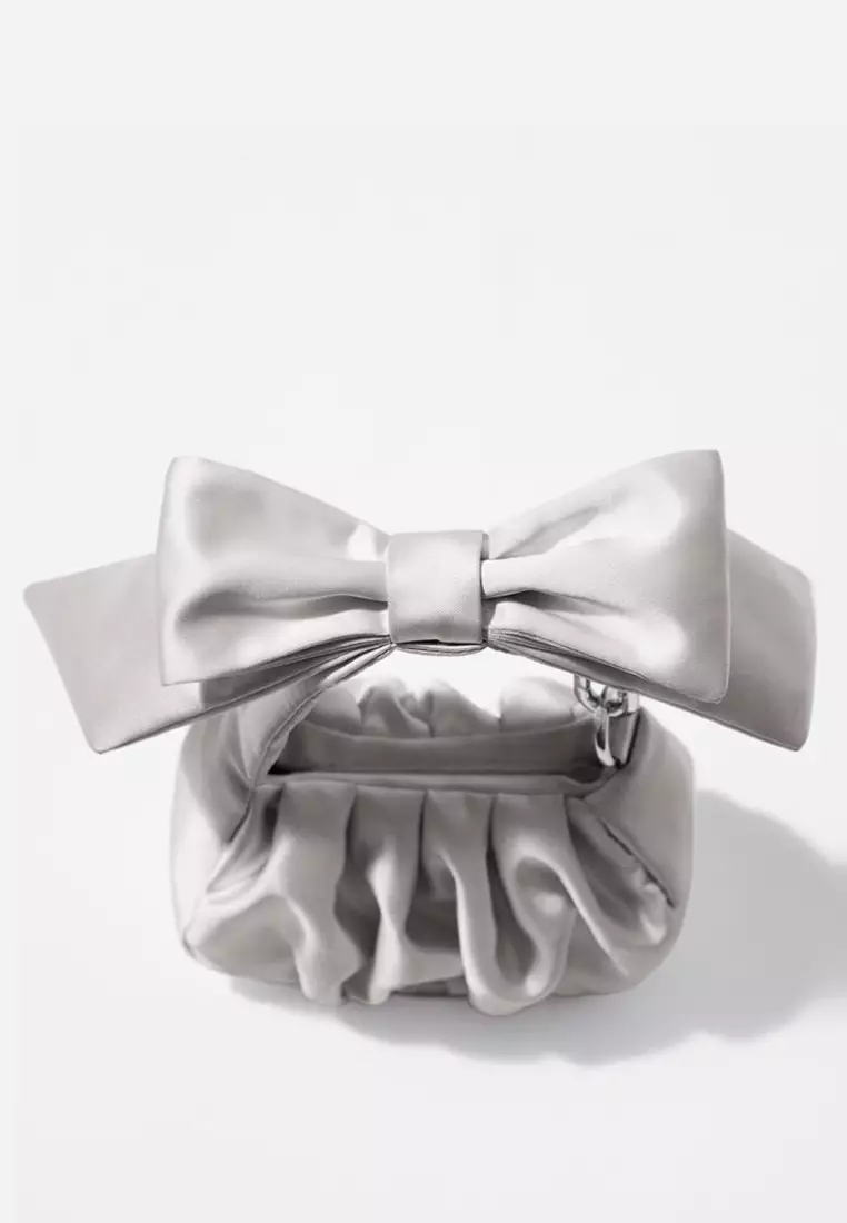 Satin-Bow Nano Bag
