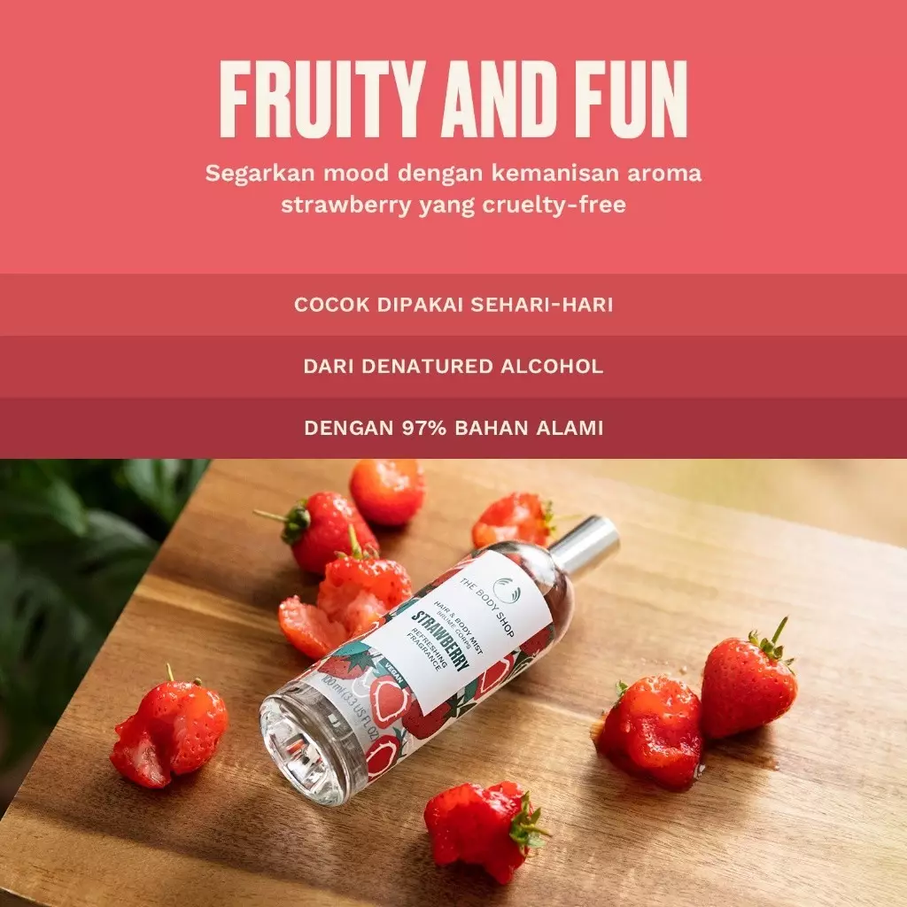 Strawberry Body Mist 100Ml