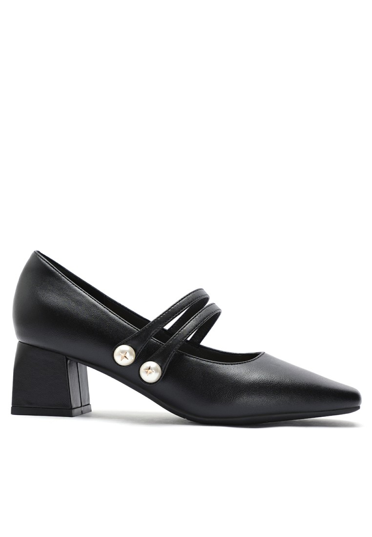 5CM Microfiber Leather Mary Jane Shoes 1290-2