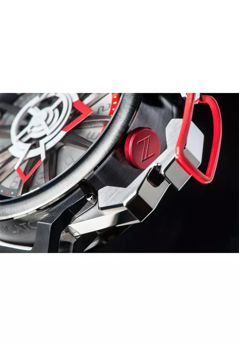 MAZZUCATO RIM SPORT 13-WHCG10 - Reversible Automatic Watch - White Rubber Strap