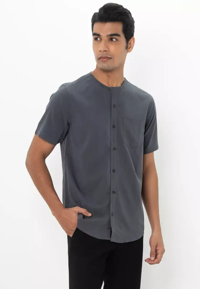 Mandarin Collar Modern Shirt