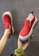 Twenty Eight Shoes red Canvas Platform Slip-Ons XY5305 54110SH000F330GS_5