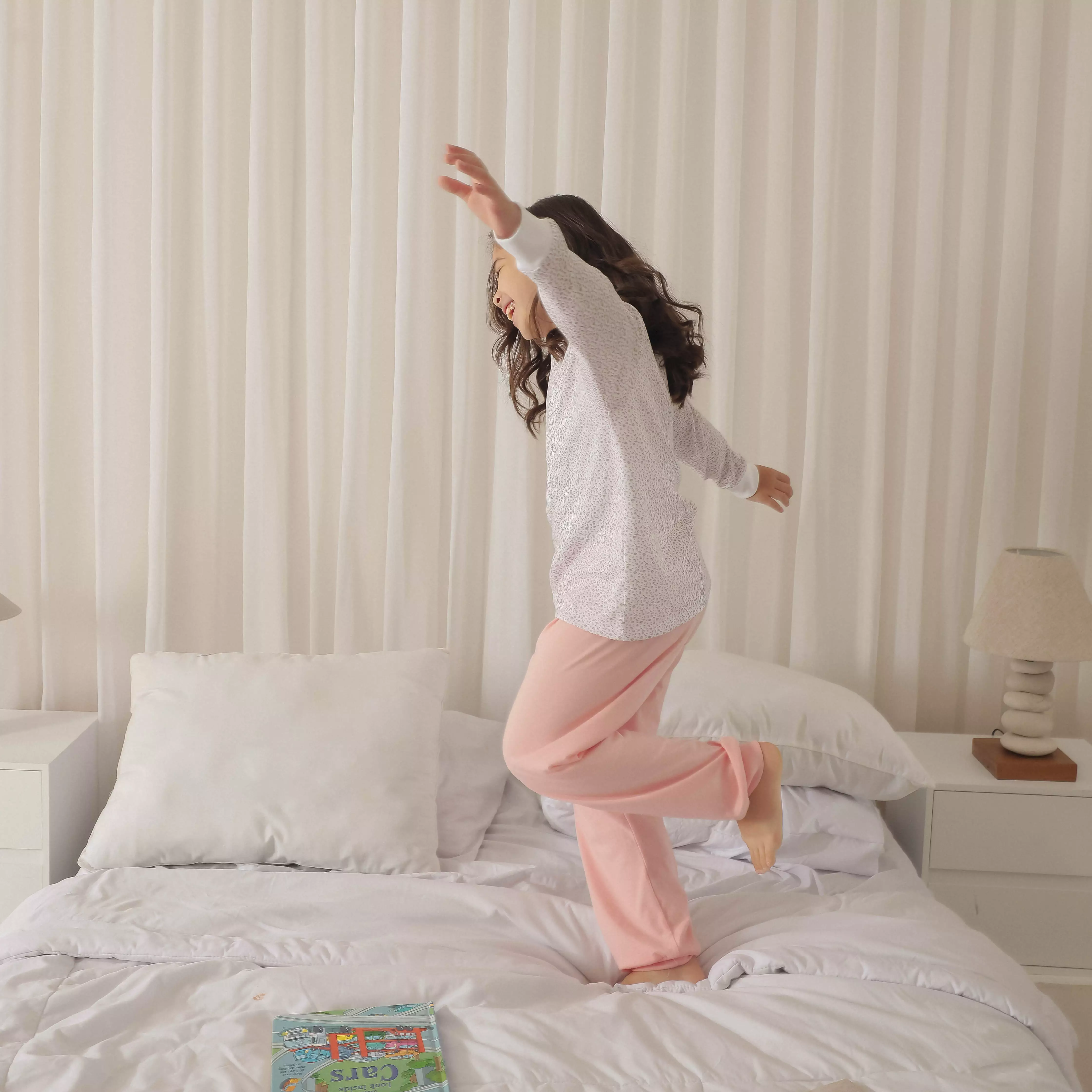 Pito Kids Set Piyama Panjang Anak Leopard 1-8 Tahun