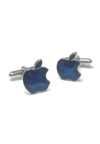 Splice Cufflinks blue Blue Apple Cufflinks SP744AC58DTLSG_1