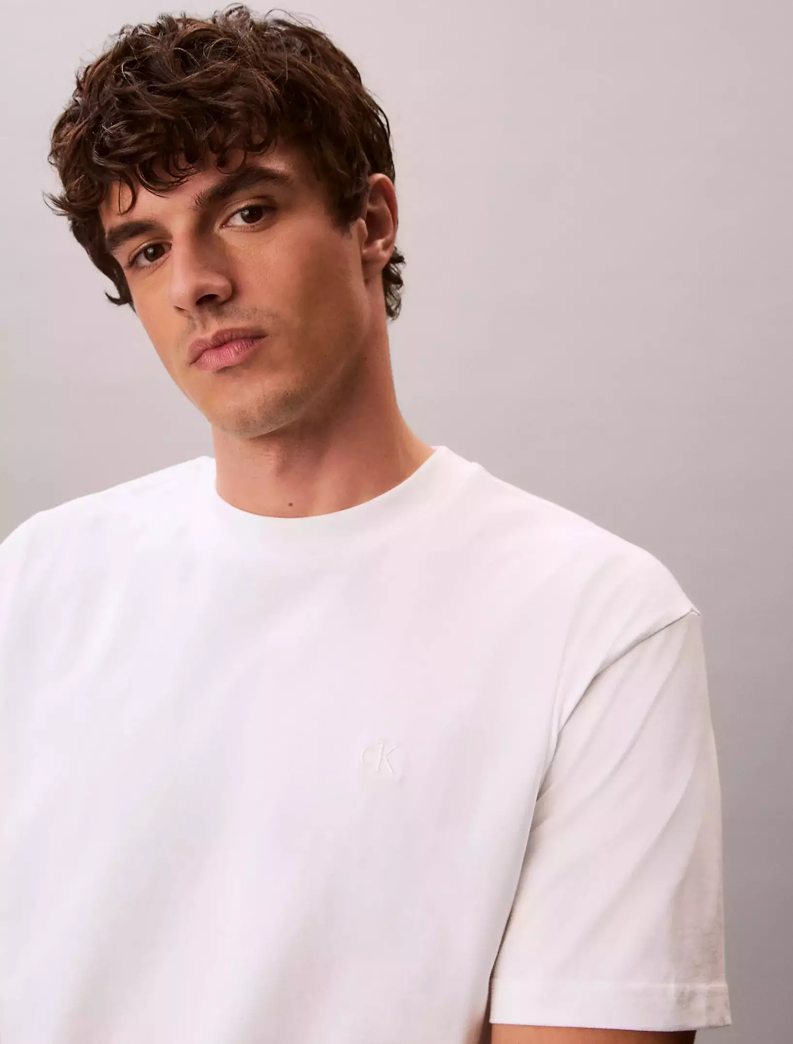 Calvin Klein - SS 16S RELAXED BACK MONOGRAM TEE