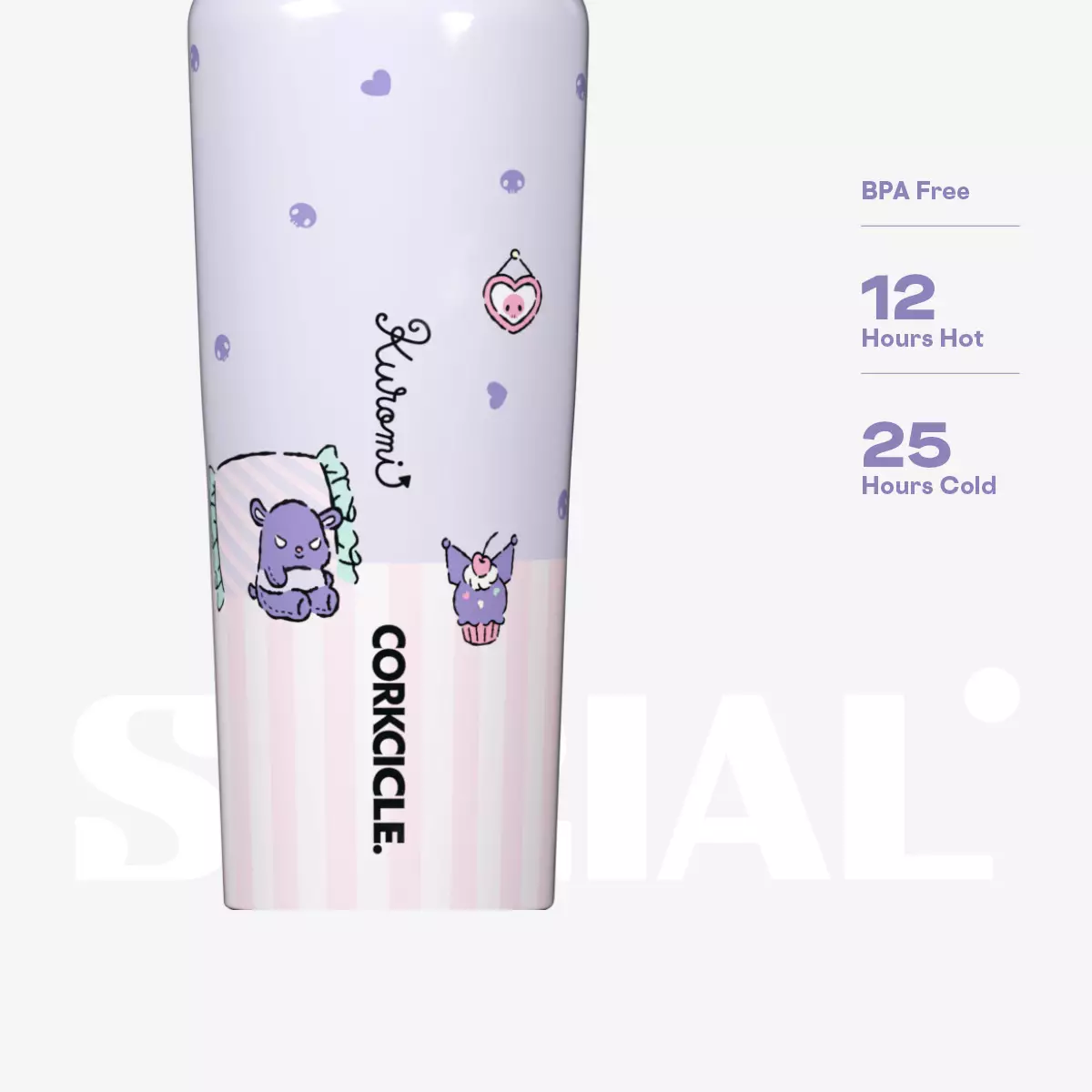 Corkcicle + Sanrio Characters - Kuromi Midnight Mischief Canteen