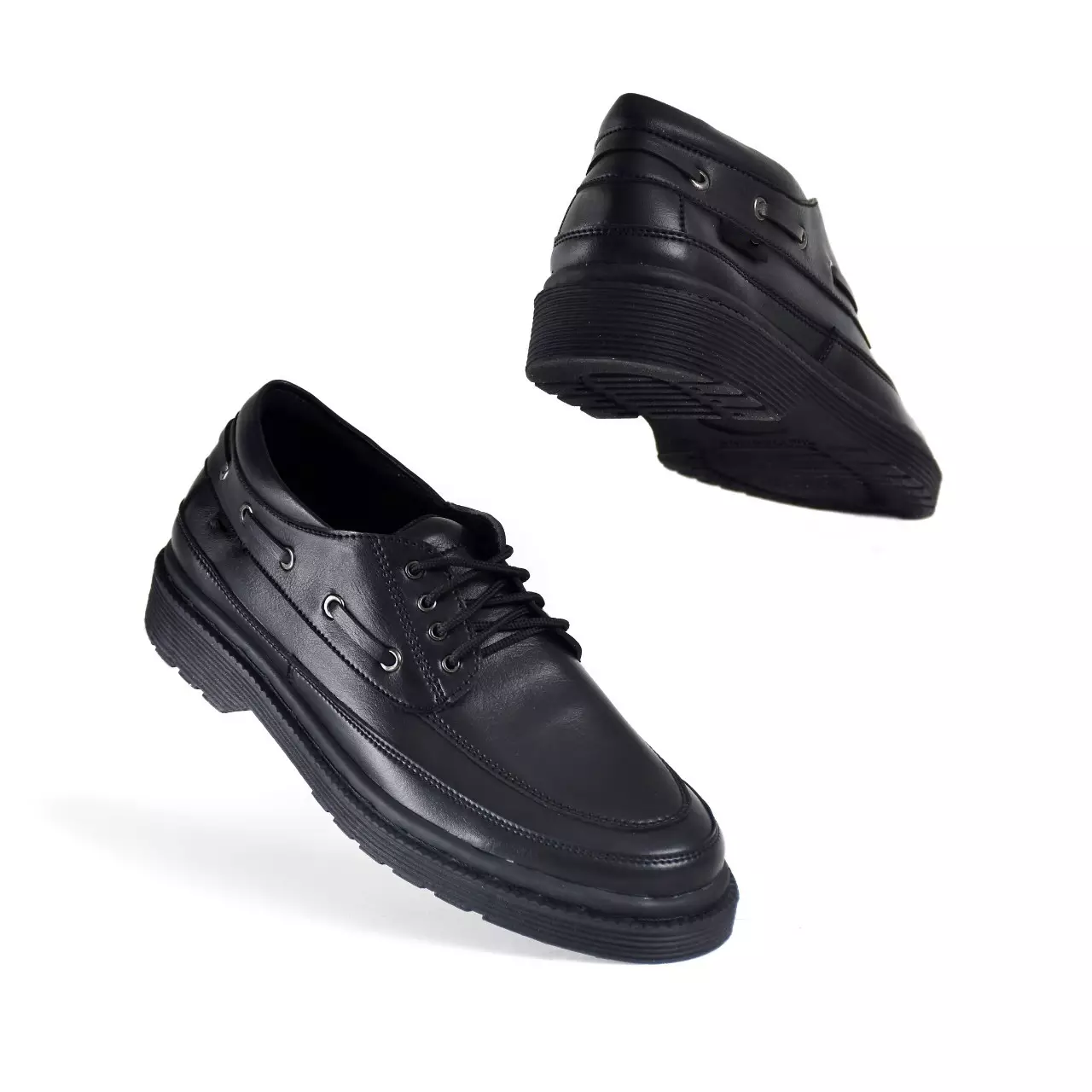 Country Boots Matteo - Sepatu Boots Kulit Pria - Black