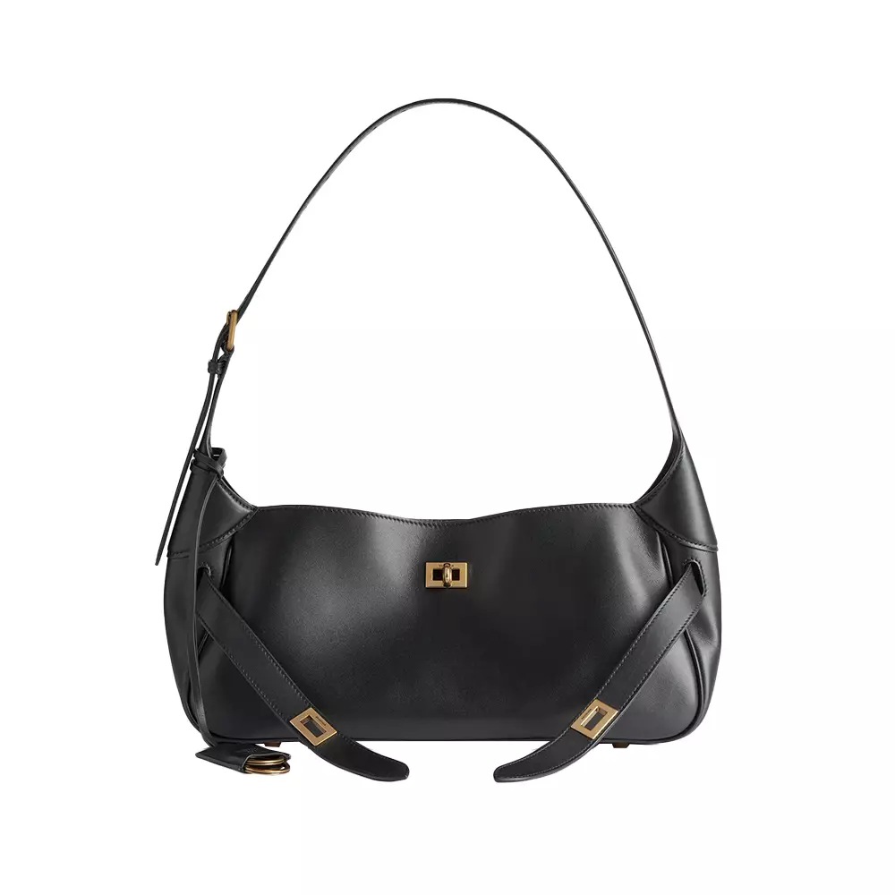 Jual Balenciaga Bel Air Small Shoulder Bag Black Original 2025