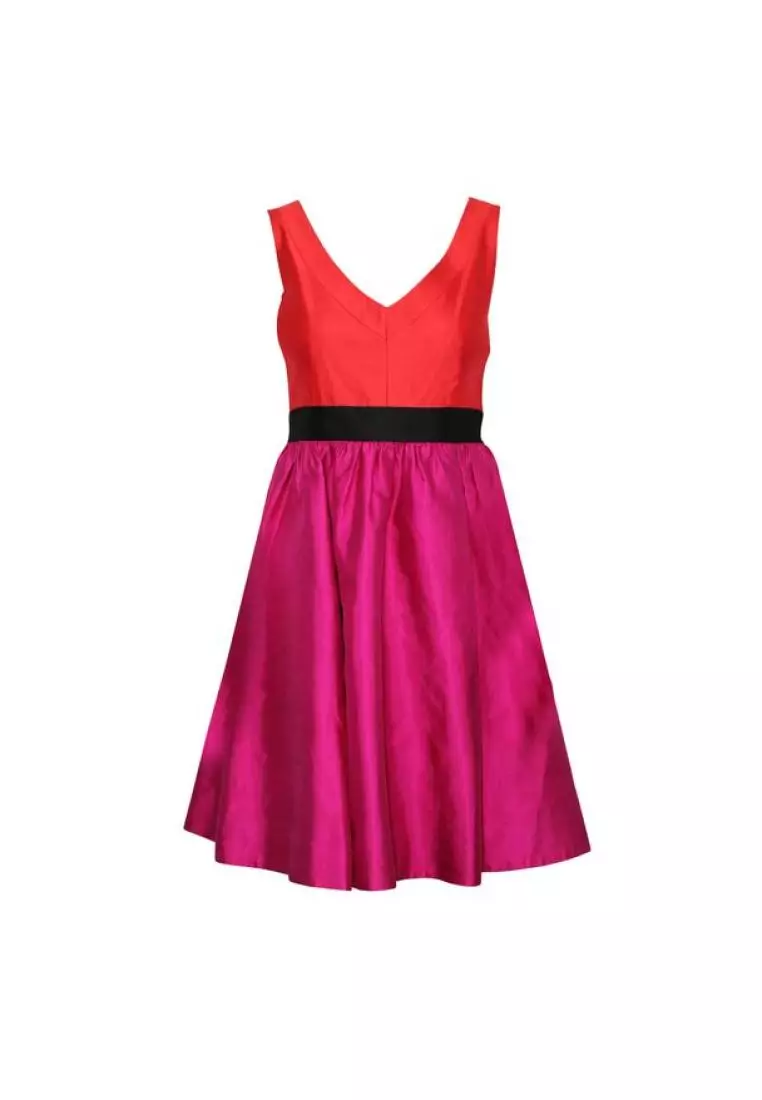 Red and pink cocktail new arrivals dress