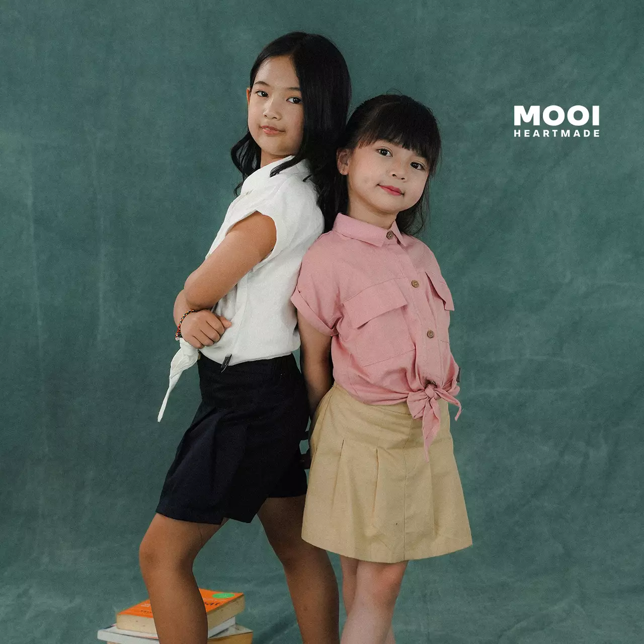 Mooi Rok Anak Perempuan Serena Skort Pants - Ruby