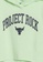Under Armour green UA Project Rock Rival Fleece Script Short Sleeves Hoodie B1343KA386AD28GS_3