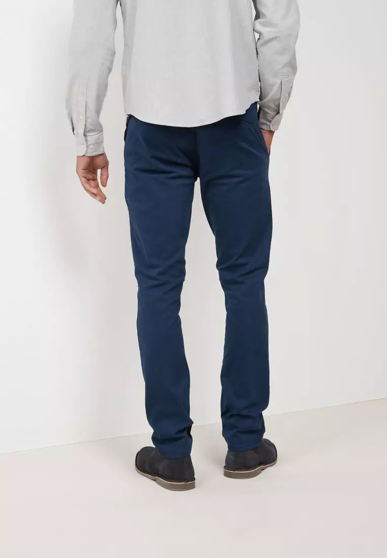 Stretch Chino Trousers Slim Fit