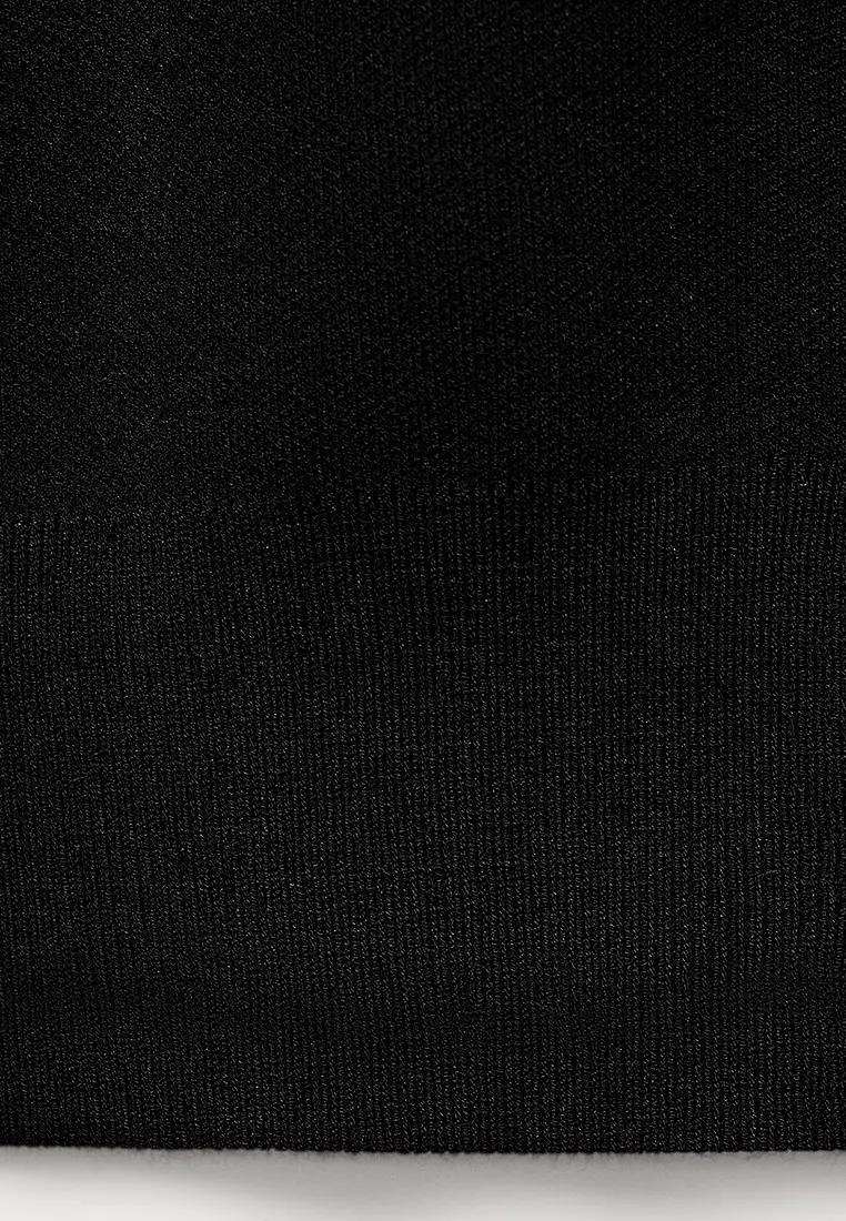 Zipped Knit Cardigan