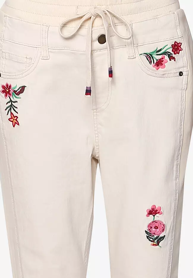Floral Jogger Jeans