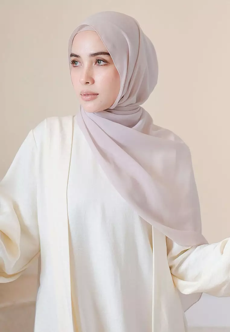 Ovel Shawl (Pashmina Oval Lozy x Hamidah) Peony