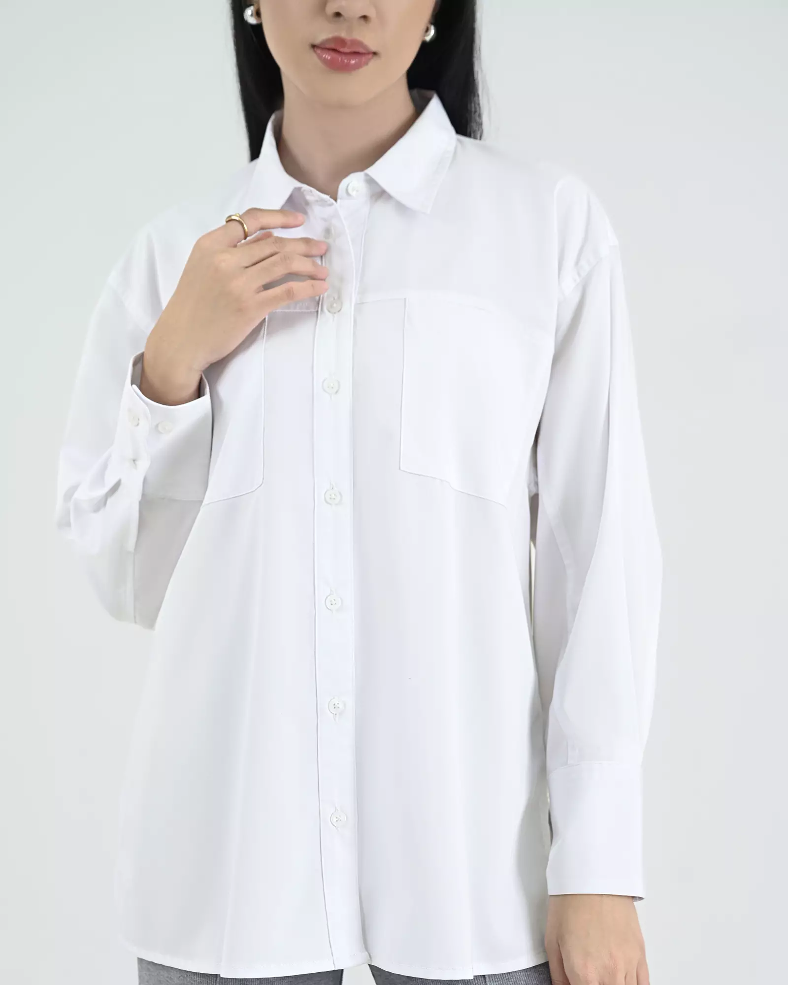 Geulis.id NIDI SHIRT - Brokenwhite