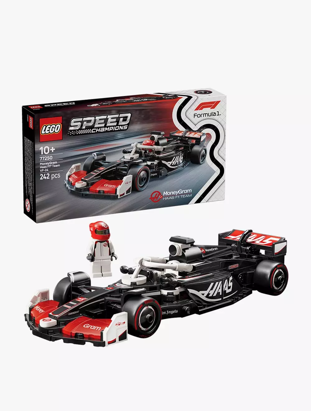 LEGO® Speed Champions MoneyGram Haas F1® Team VF-24 Race Car - 77250