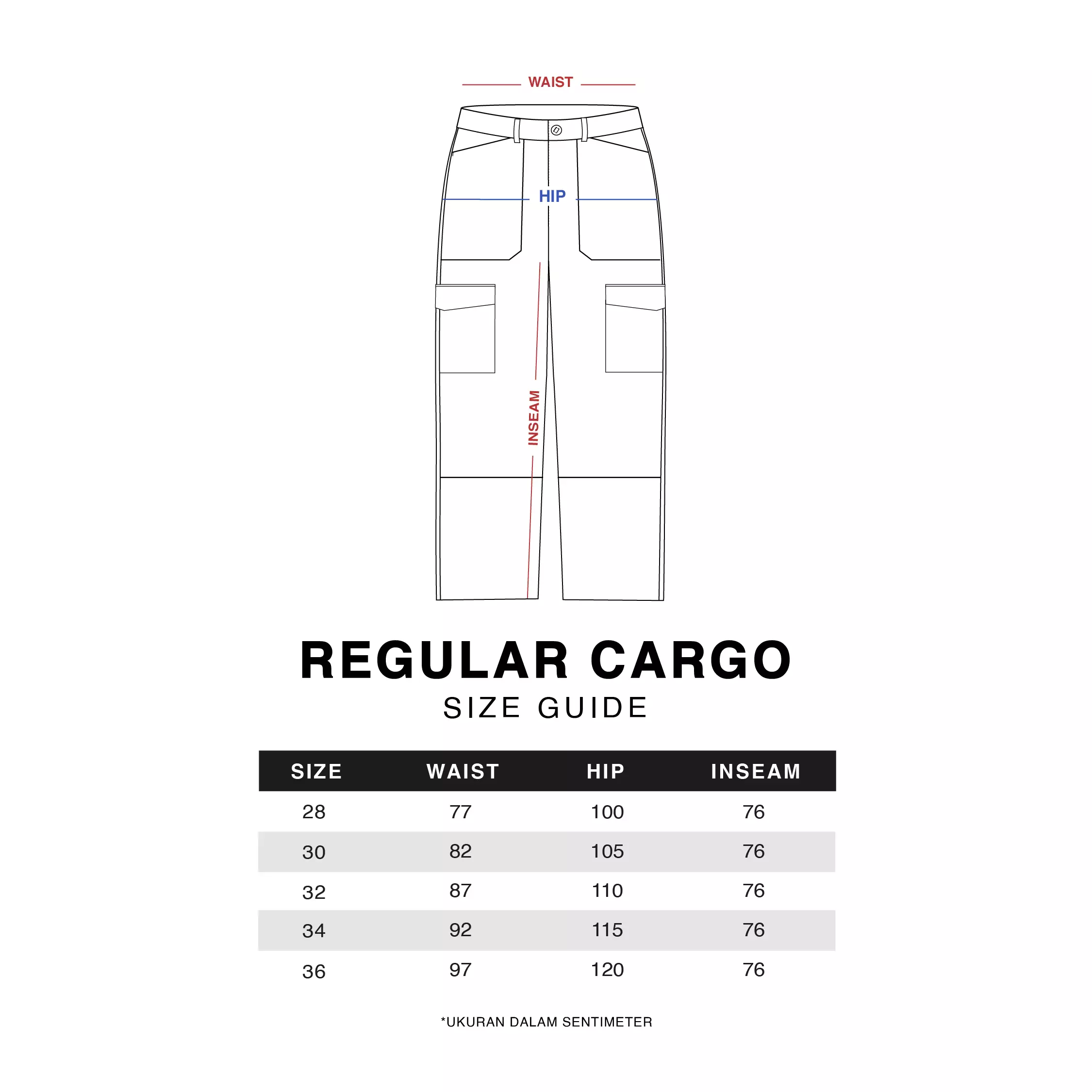 Celana Panjang Cargo Pria Regular Jod Army