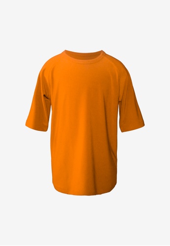 ROSARINI orange Crew Neck T-Shirt - Orange B772DKA5F9F929GS_1