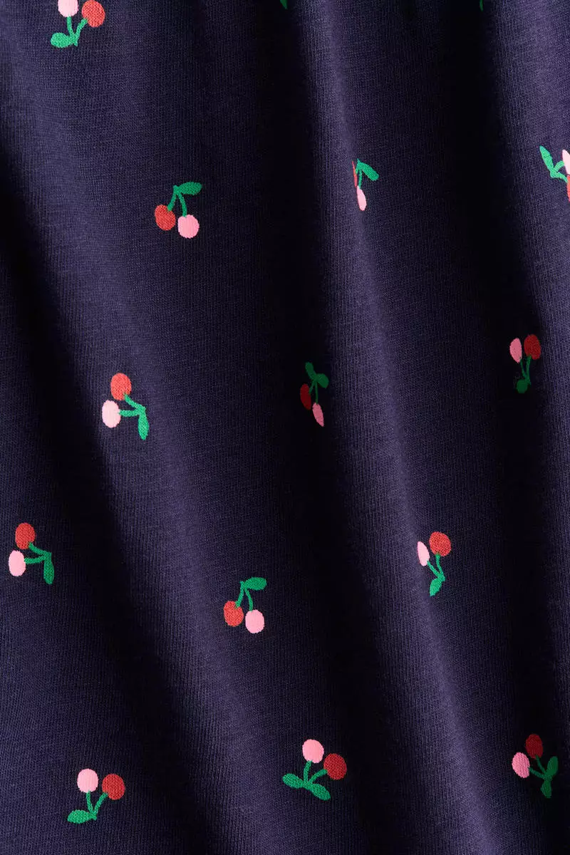 Printed cotton dress