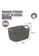 HOUZE HOUZE - Braided Storage Basket with Handle (Medium: 29x22.5x16.5cm) - Coffee A9661HL47D1593GS_3