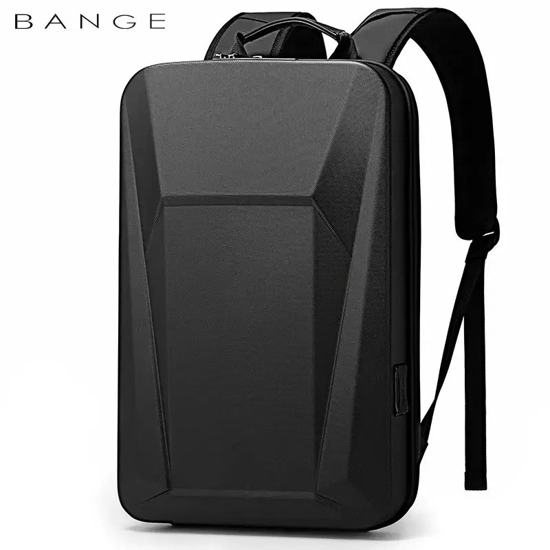 Bange BG7682 Tas Laptop Kerja Ransel Backpack Pria Lock TSA 15.6 Inc - BLACK