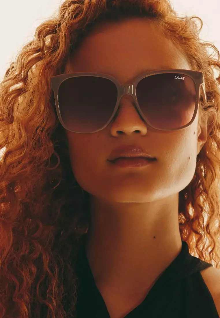 Wide Awake Sunglasses - Oat/Brown