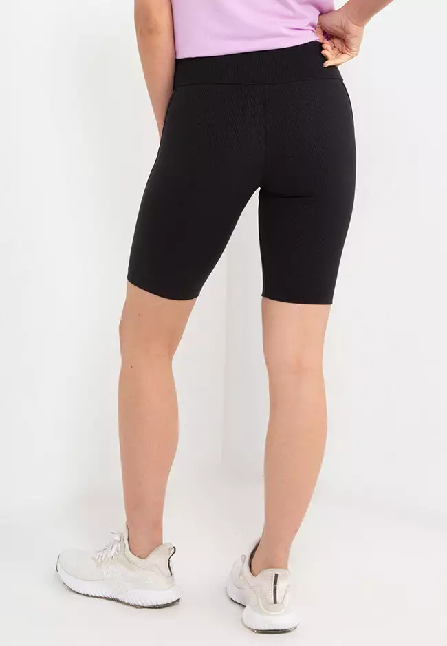 All black hot sale biker shorts