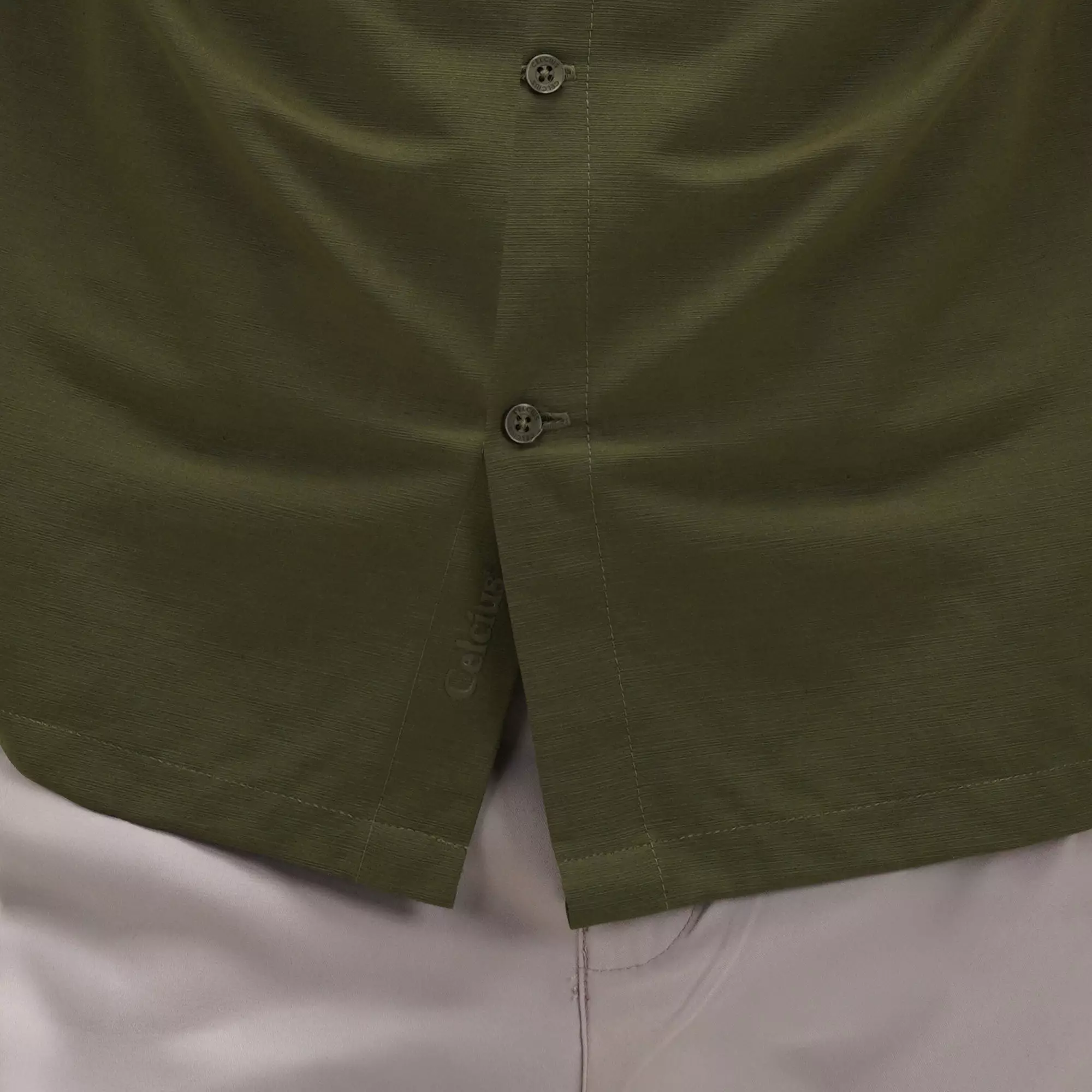 CELCIUS Kemeja Lengan Pendek L03000703C Hijau