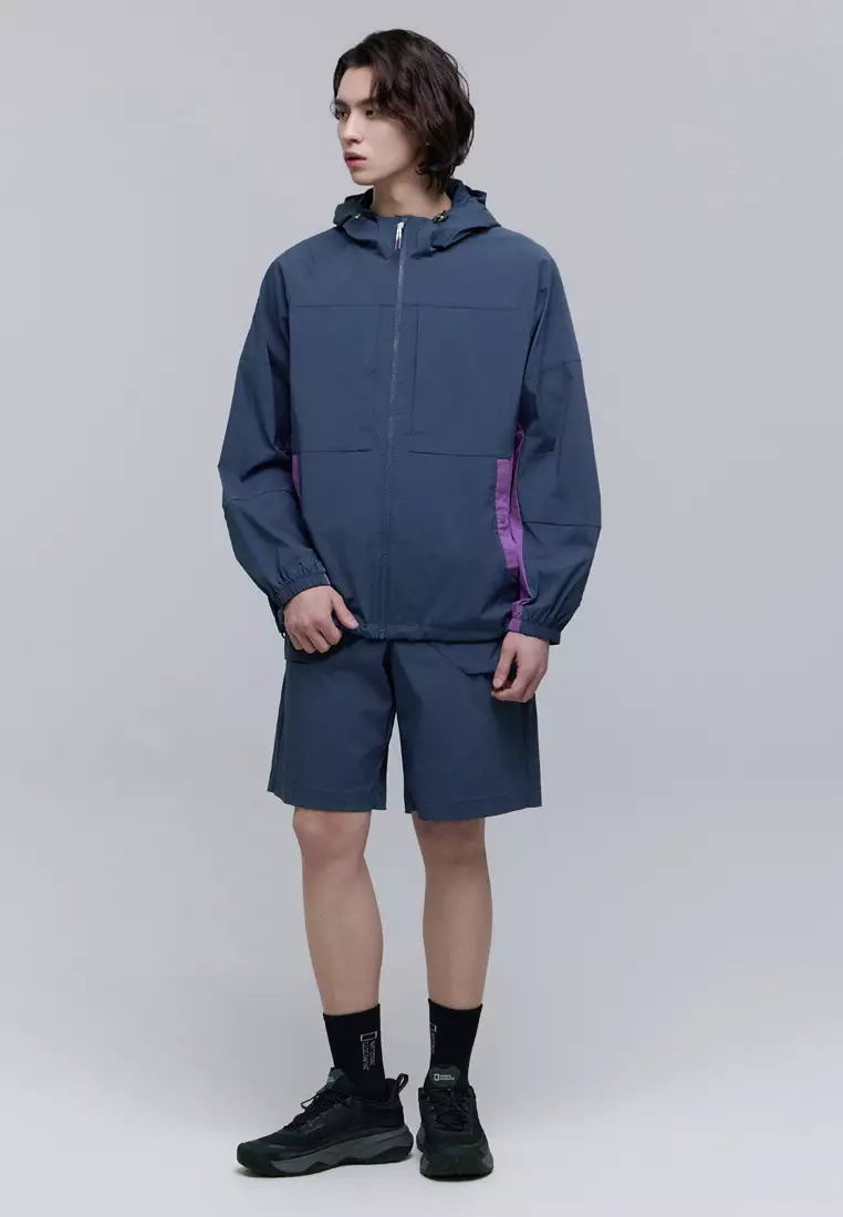 Unisex COOL WAVE Color Block Basic Fit Jacket