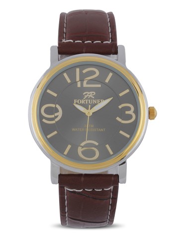 Jam Tangan - Pria - FR 1385G - Coklat Kombinasi - Jual Jam Tangan Pria 