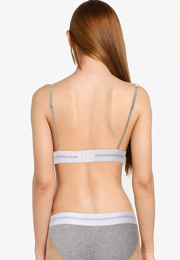 Rib Lightly Lined Triangle Bra - Calvin Klein Underwear