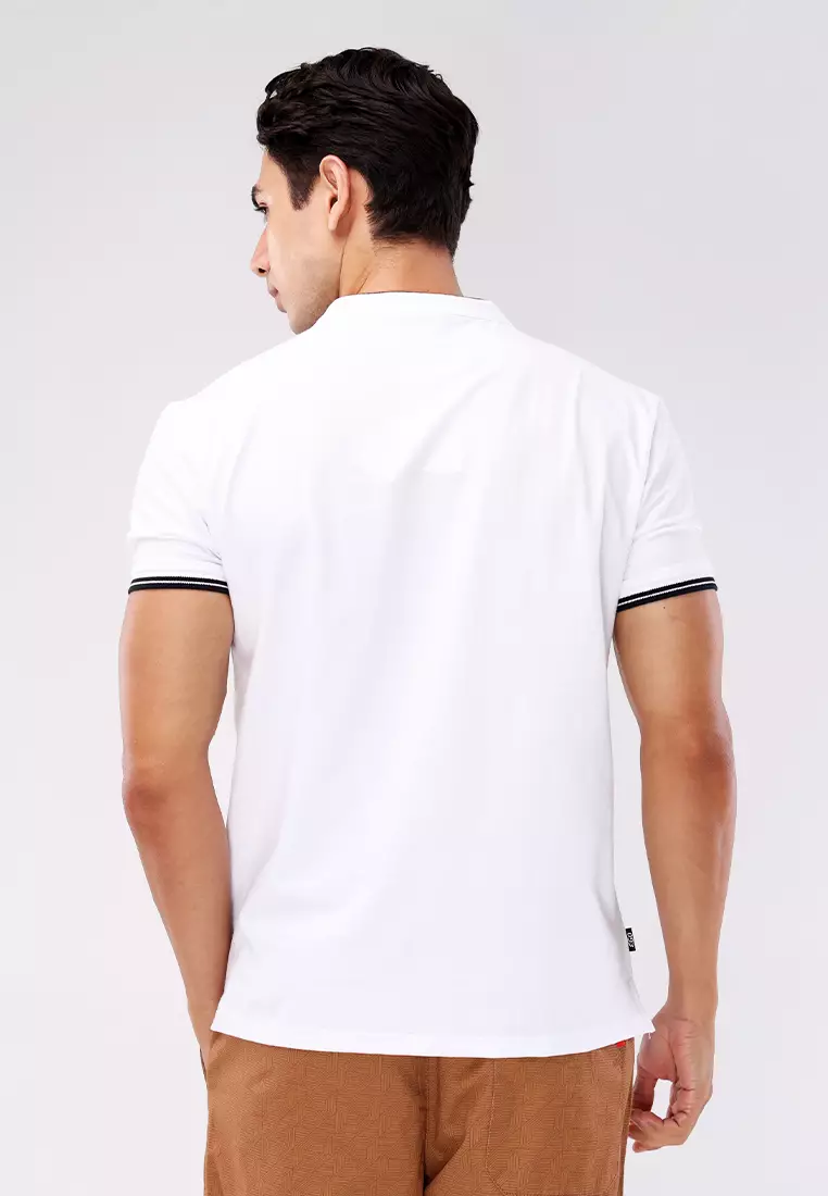 Henley Short Sleeves Comfort Fit
