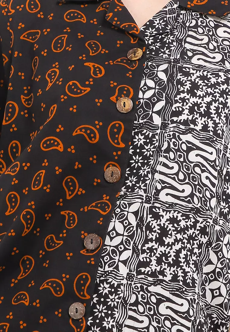 Nawari Blouse Shirt Batik Cap