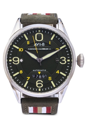 Hawker Harrier IIesprit tw 皮革腕錶, 錶類, 錶類