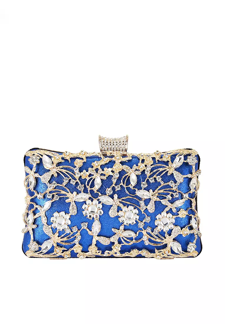 Gold discount party clutch