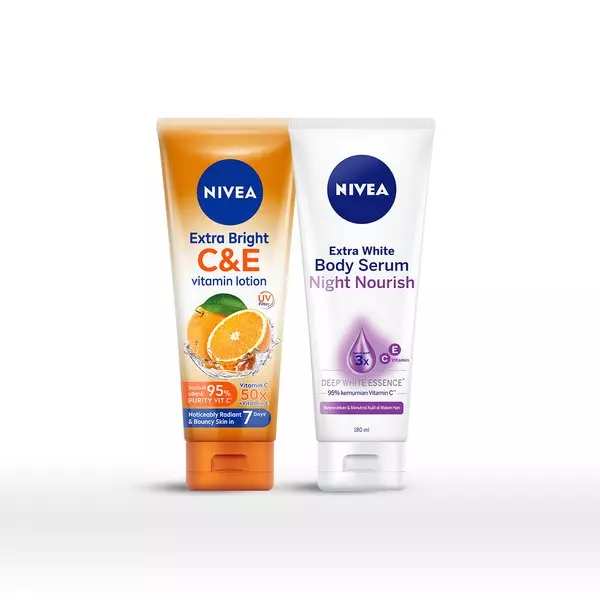 NIVEA Body Lotion - C&E Vitamin Lotion + Night Nourish