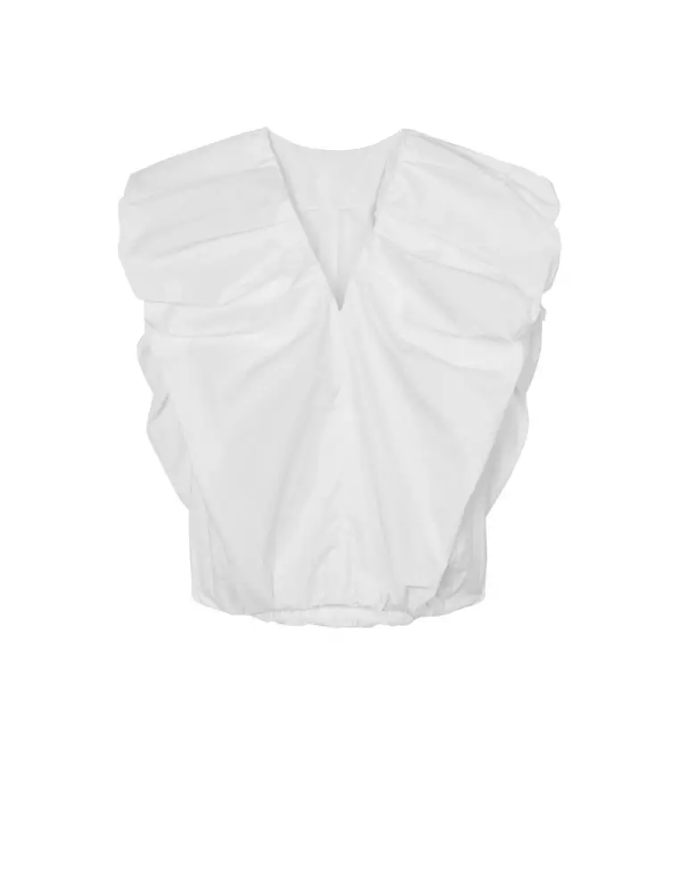 V-Neck Avant-Garde Elegant Sleeveless Top