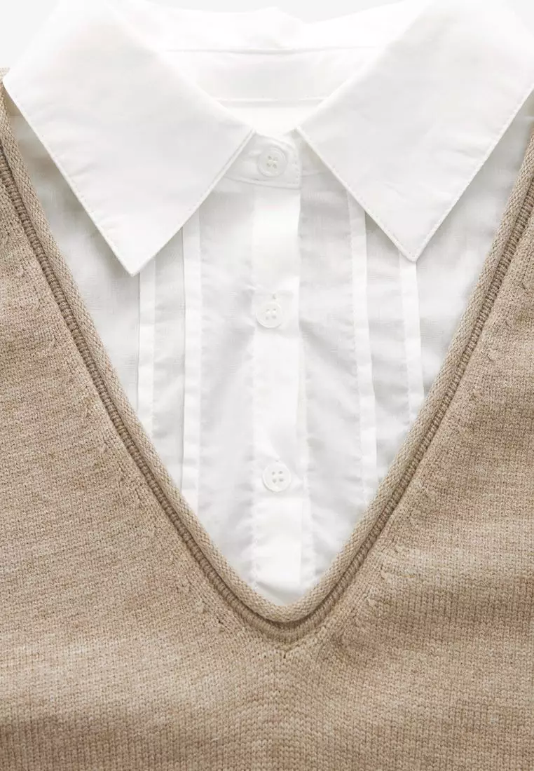 Pinafore Layer Dress