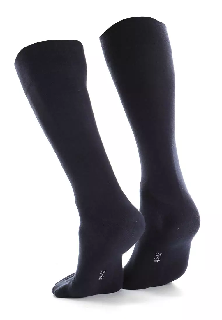 Seish Kaos Kaki Panjang Pria Wanita Pliable Stocking Footwear Material Cotton ORIGINAL - Dark Navy