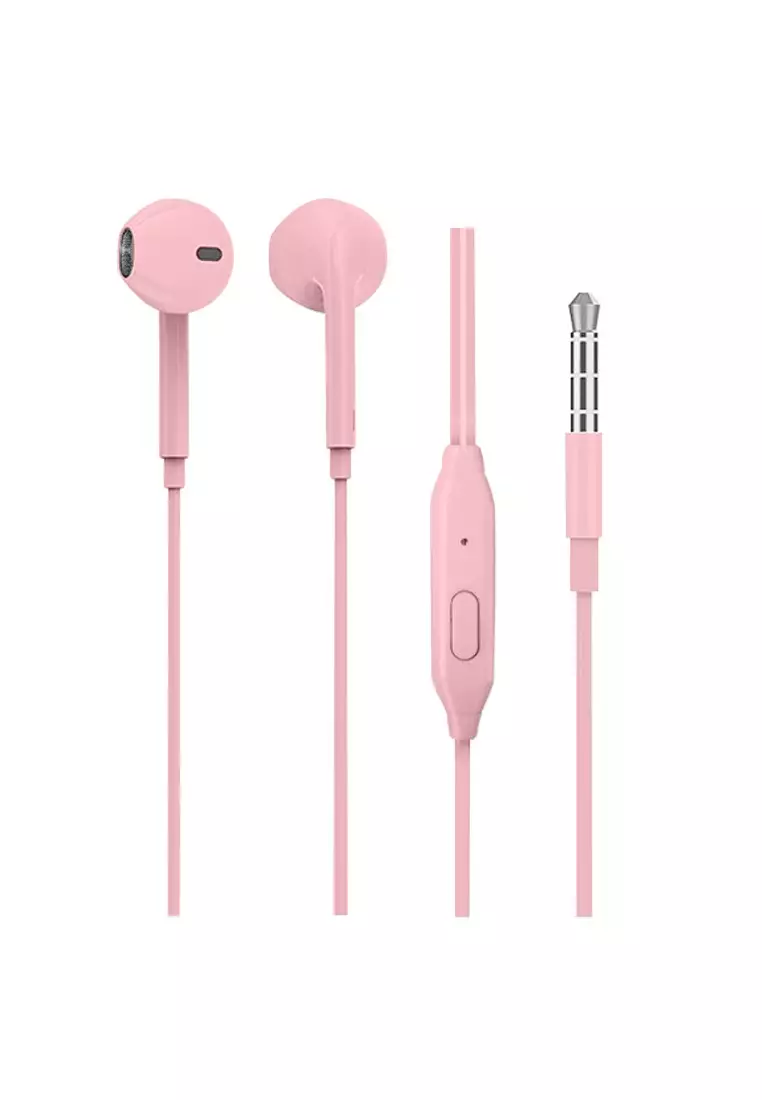 Buy Latest Gadget Denmen DR01 Bean Earphone Pink 2024 Online