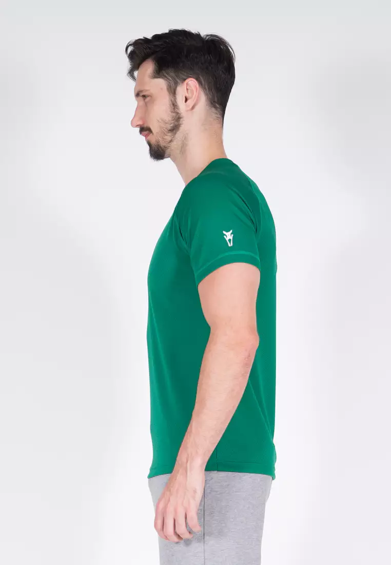 Amnig Men Training Raglan T-Shirt (Green)