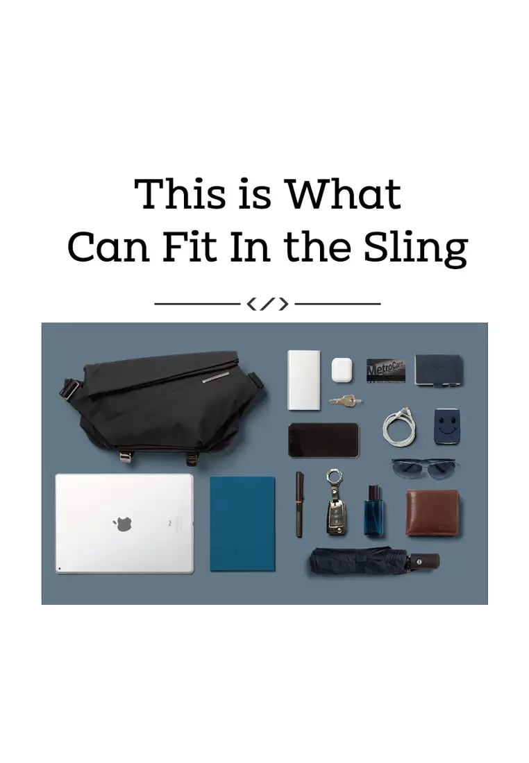 Functional & fashion design‧Fit for work、Sport and Leisure‧  R1 Urban Sling - Black