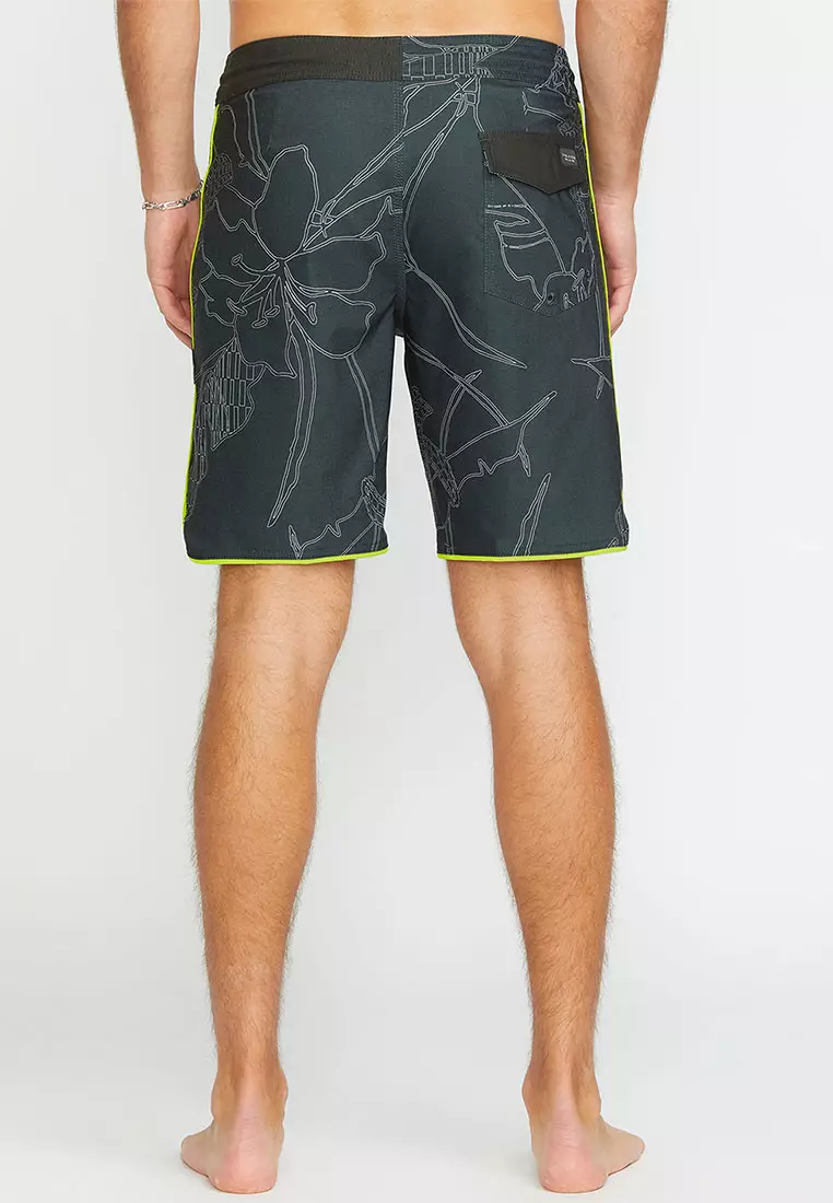 MBS MISTER FIB SCLP STONEY 19 BOARDSHORTS STEALTH