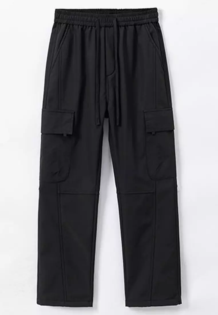 Drawstring Casual Cargo Pants