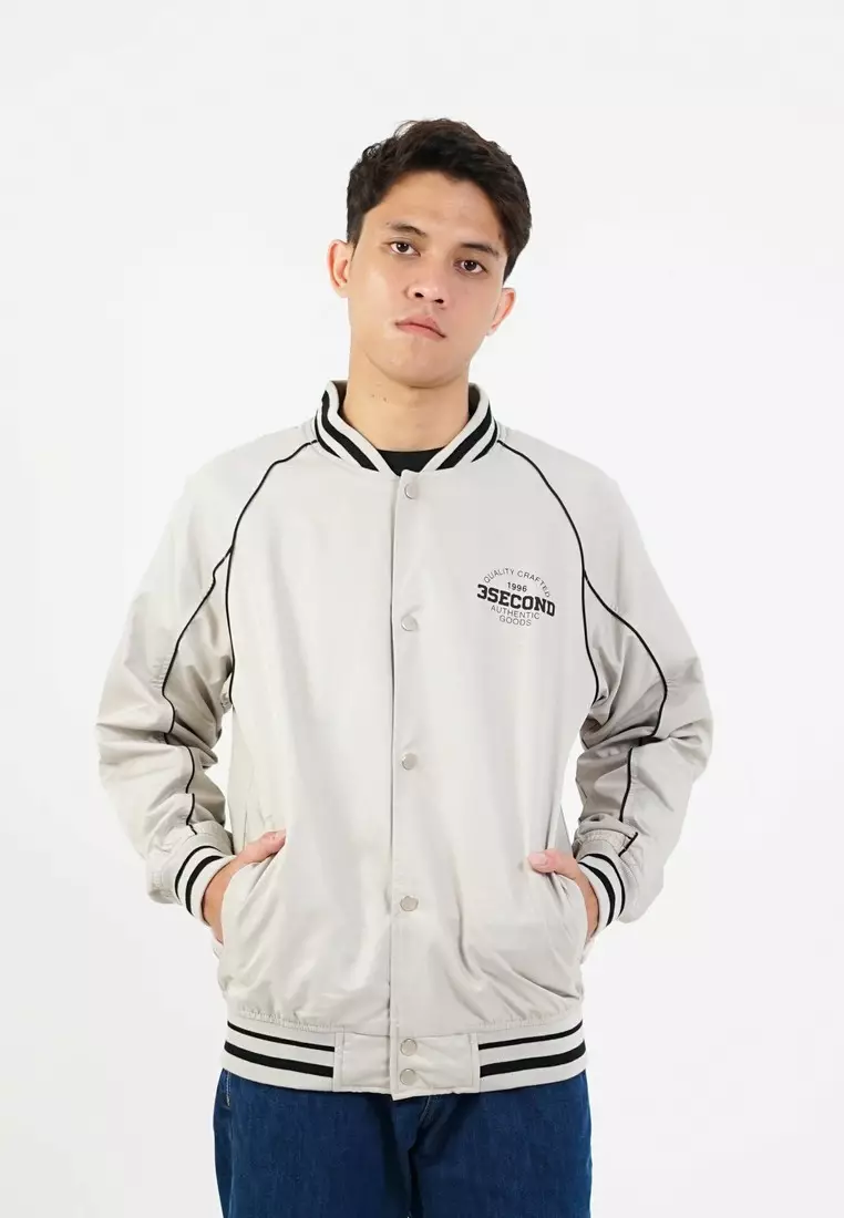 3Second Men's Bomber Jacket Regular Fit Atlas Pedro OL-C180225
